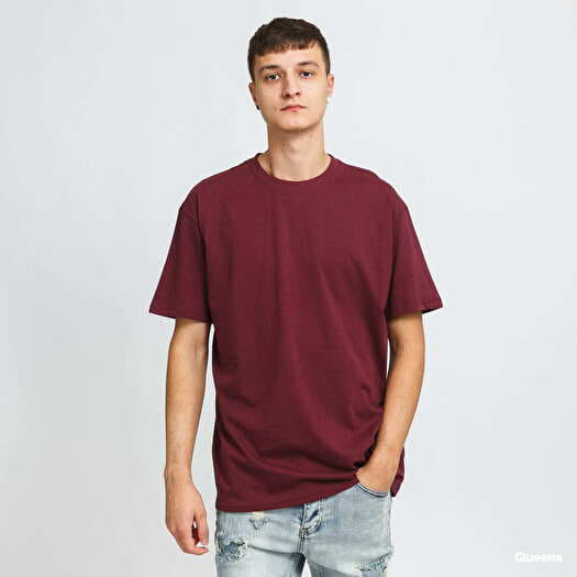 T-shirt Dark Wine Urban Classics Heavy Oversized