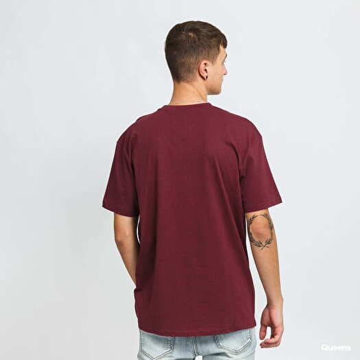 T-shirt Dark Wine Urban Classics Heavy Oversized