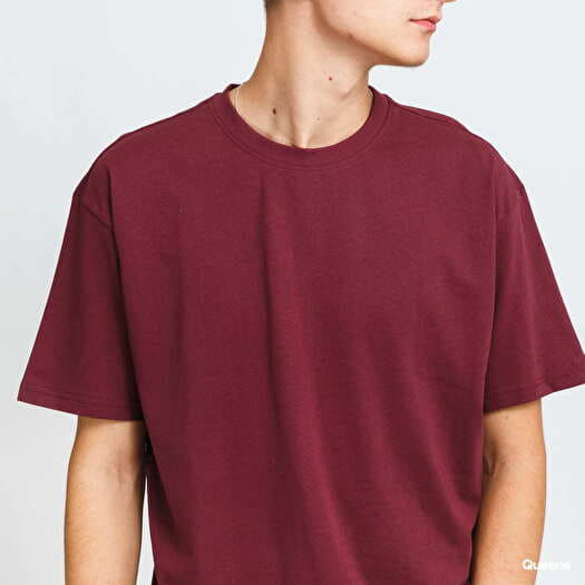 T-shirt Dark Wine Urban Classics Heavy Oversized