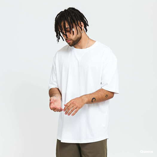 T-shirt White Urban Classics Organic Cotton Curved Oversized