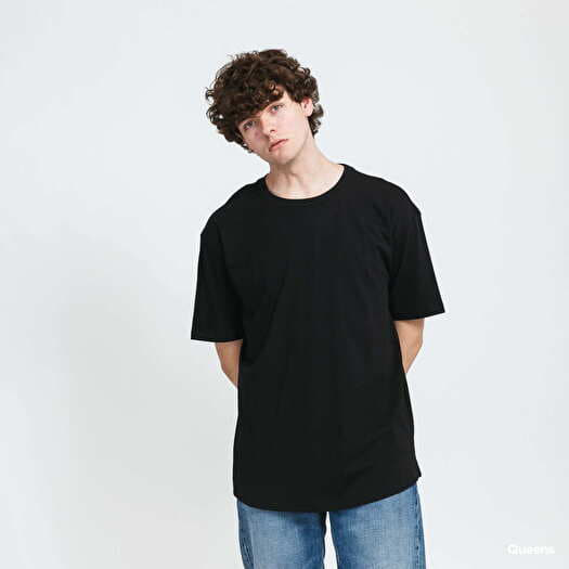 T-shirt Black Urban Classics Organic Cotton Curved Oversized