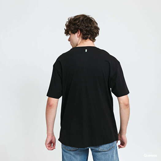 T-shirt Black Urban Classics Organic Cotton Curved Oversized